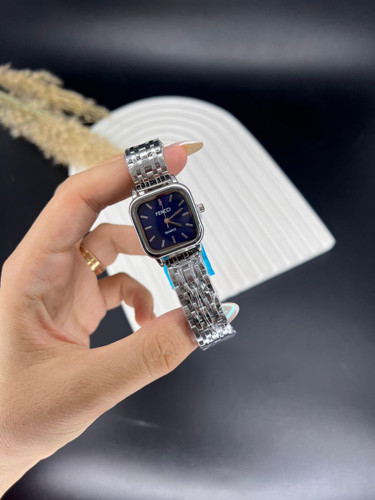 ساعت دخترانه Fencci مربعی بند استیل رنگ آبی