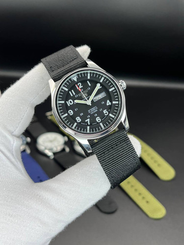 ساعت مردانه Seiko 5 مدل دو تقویمه_بند برزنت ضدآب