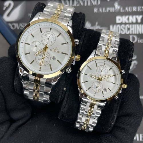 ساعت ست مارک Romanson -طرح کرنو فول استیل-ضدآب استخری