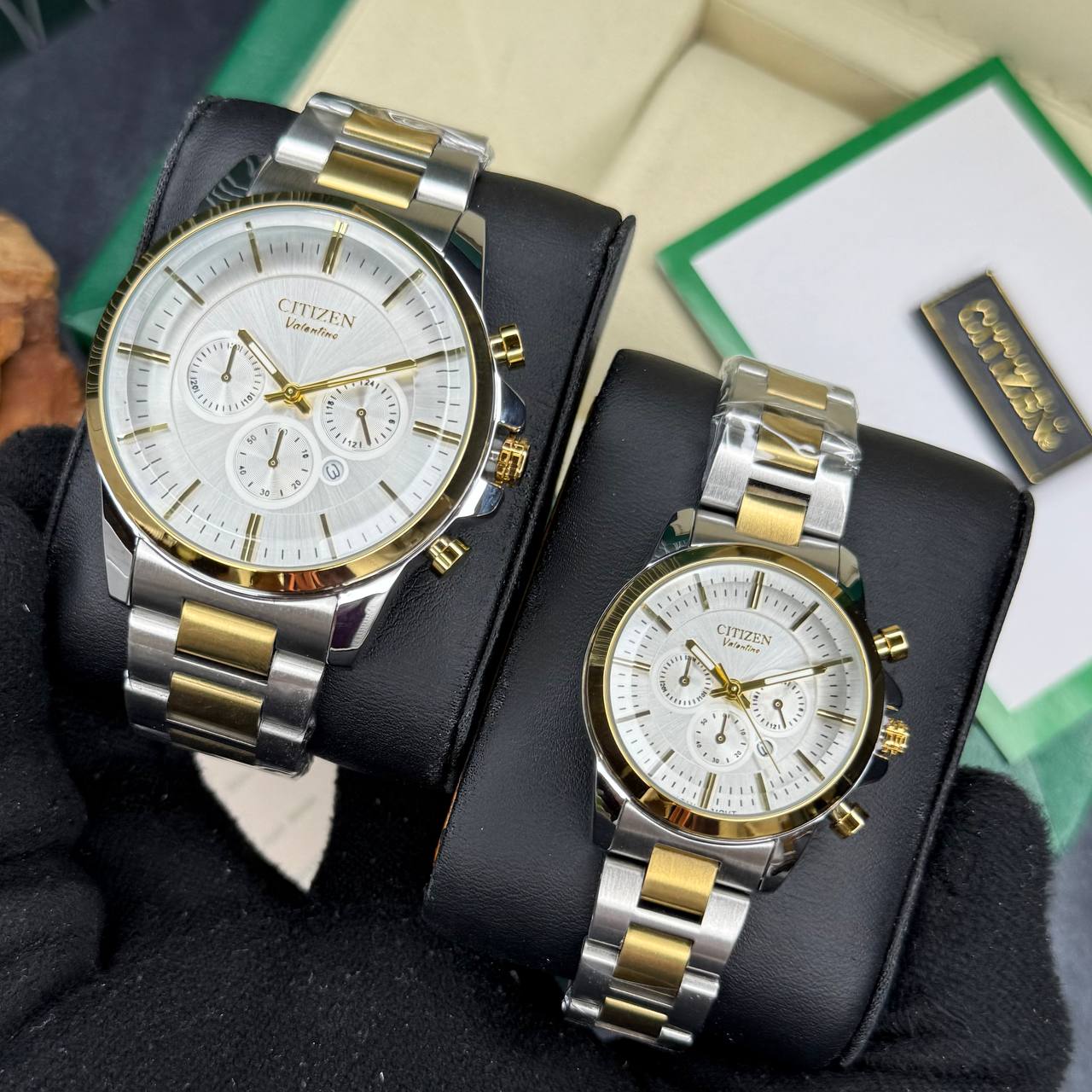 ساعت ست مارک Citizen -طرح کرنو فول استیل-ضدآب استخری