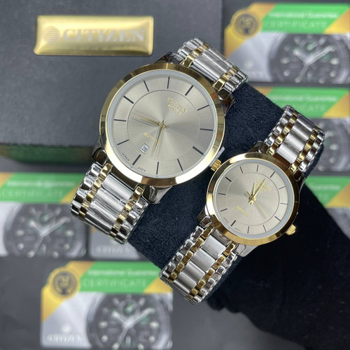 ساعت ست مارک Citizen -طرح کلاسیک فول استیل-ضدآب