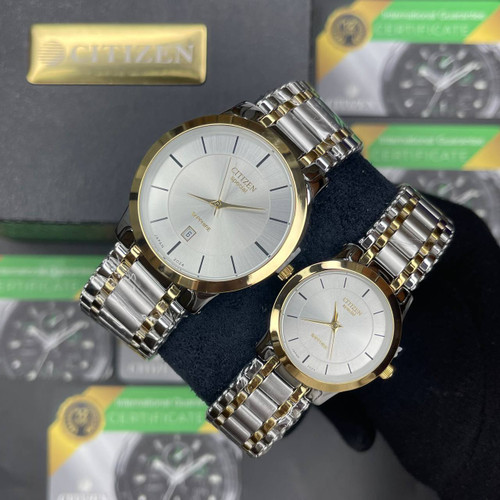 ساعت ست مارک Citizen -طرح کلاسیک فول استیل-ضدآب