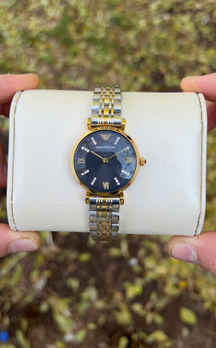 ساعت زنانه Emporio Armani مدل دایره بند استیل _رنگ ثابت