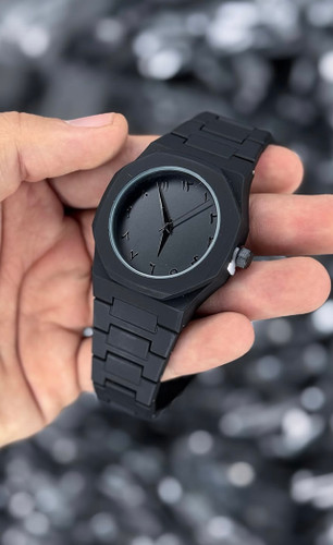 ساعت مچی مردانه فول مشکی طرح Ap-قفل استیل