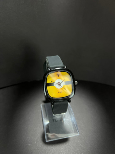 ساعت مچی شخصیت کارتونی بند مشکی_کیفیت عالی