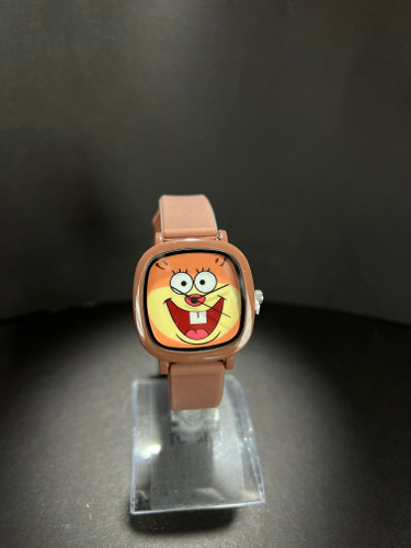 ساعت مچی شخصیت کارتونی بند قهوه ای_کیفیت عالی