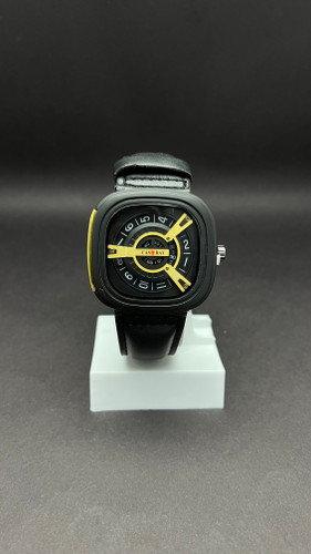 ساعت مچی مردانه مارک سون فرایدی بند چرم مشکی _ضدآب