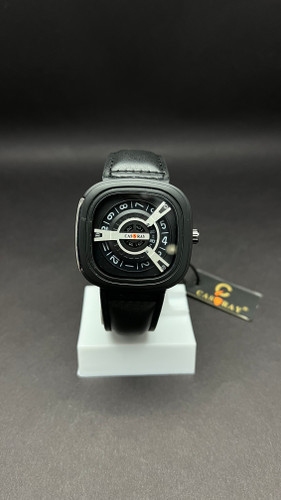 ساعت مچی مردانه مارک سون فرایدی بند چرم مشکی _ضدآب